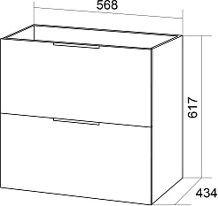 Бриклаер Тумба под раковину Хелена 60 белая – фотография-6